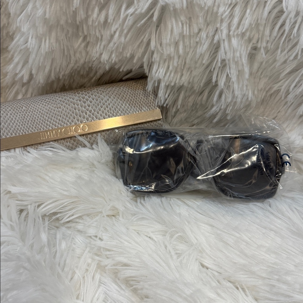 Authentic Jimmy Choo Chic Sammy G 55mm Black Sunglasses NWT!